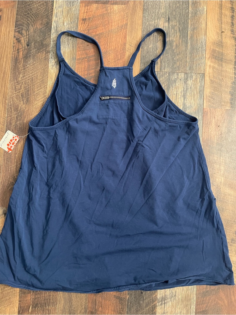FP Movement by Free People Black Grape Hot Shot Mini Romper in Deep Navy - Picture 4 of 6